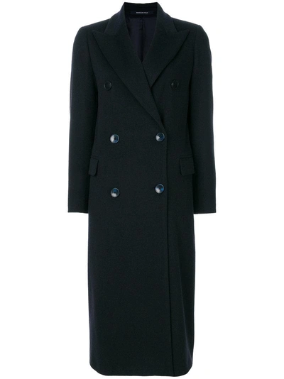 Tagliatore Double Breasted Coat - Blue