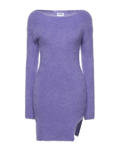 Ainea Short Dresses In Purple