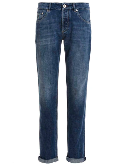 Brunello Cucinelli Denim Jeans In Blue
