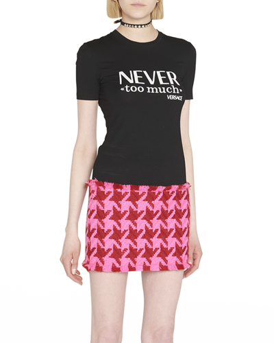 Versace Never Too Much T-shirt, Female, Black, 50