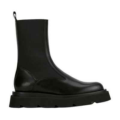 Atp Atelier Moncalieri 50 Leather Chelsea Boots In Black
