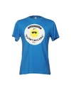 Moschino Swim T-shirts In Bright Blue