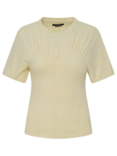 Isabel Marant Cotton Zazie T-shirt In Yellow