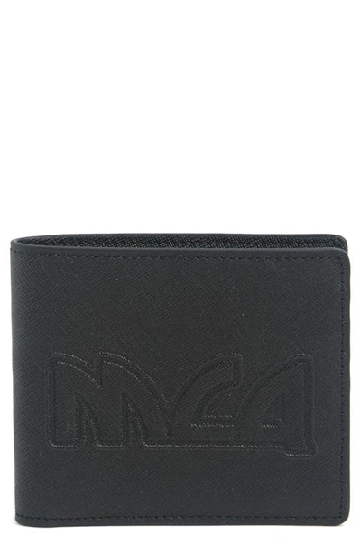 Mcq By Alexander Mcqueen Bifold Leather Wallet In Darkest Black