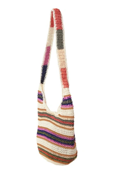 Billabong Piece Together Straw Bag In Vintage Coral