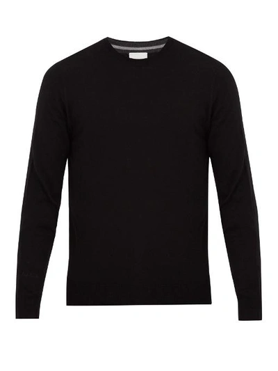 Paul Smith Crew-neck Wool Sweater In 79 Black