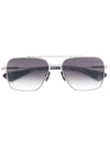 Dita Eyewear Flight-seven Square Aviator Sunglasses In Metallic