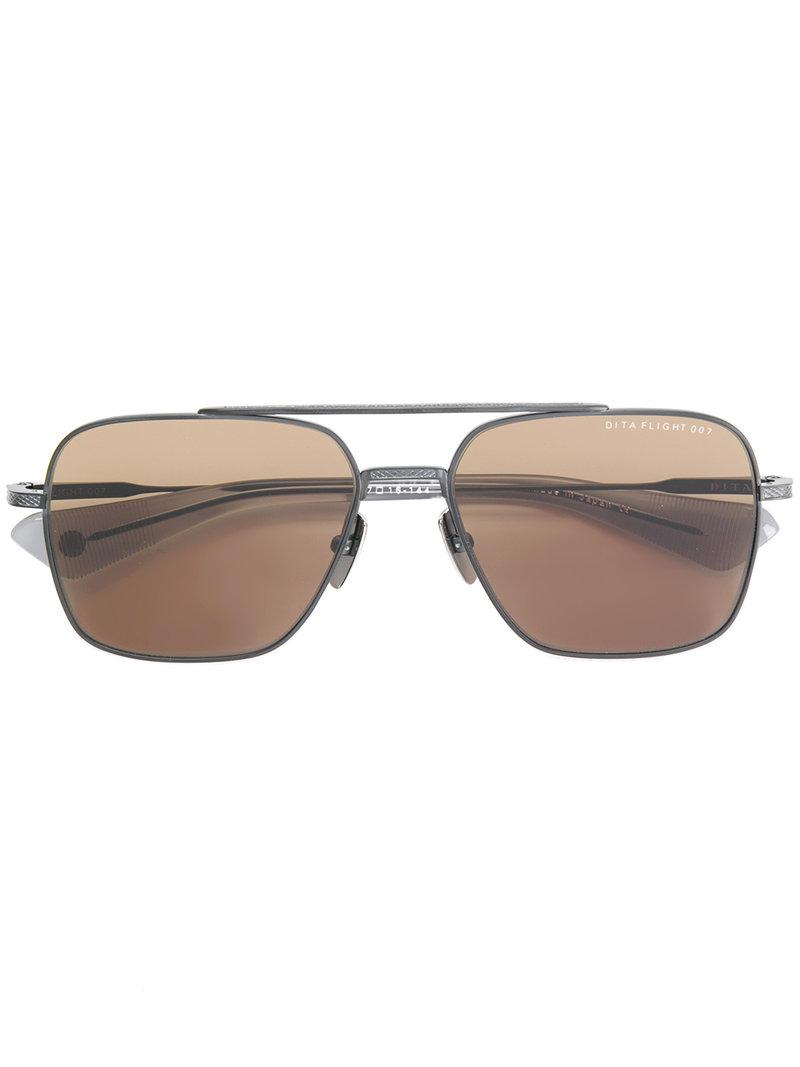Dita Eyewear Flight 007 Sunglasses - Black | ModeSens