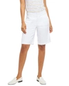 Nydj Modern Bermuda Shorts In White
