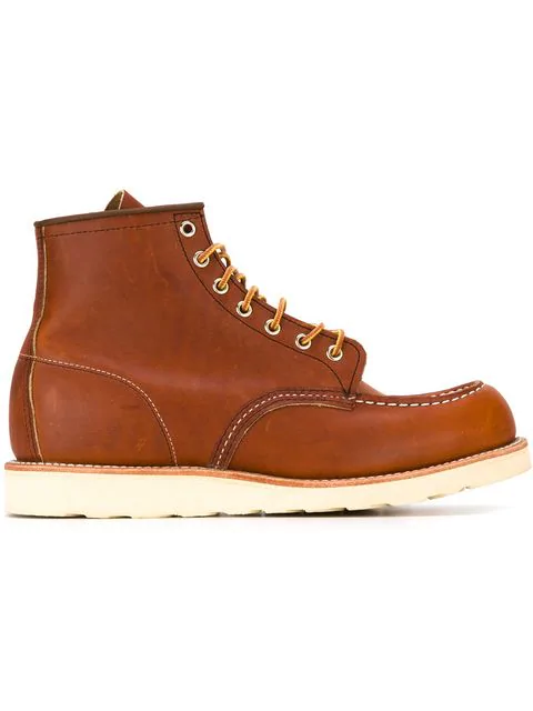red wing chestnut leather lace