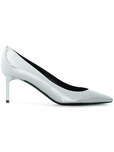 Saint Laurent Anja 65 Pumps - Metallic