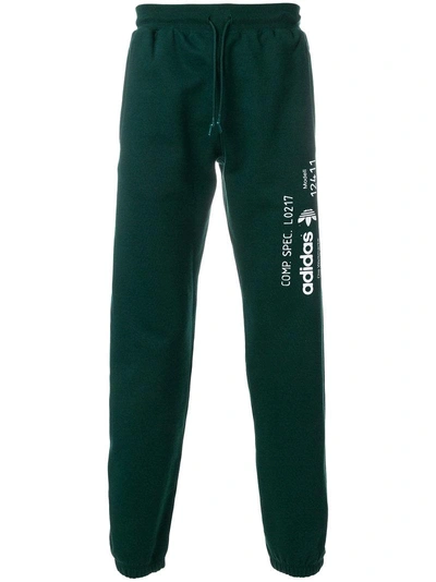Adidas Originals By Alexander Wang Green Cotton Pants