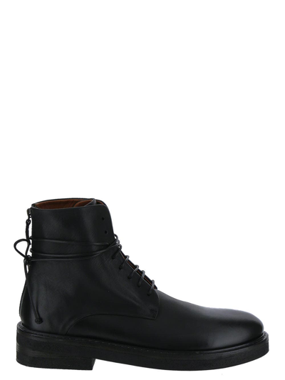 Marsèll Polacco Parrucca Ankle Boots In Calfskin In Black