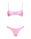Livincool Triangle Bikini In Pink