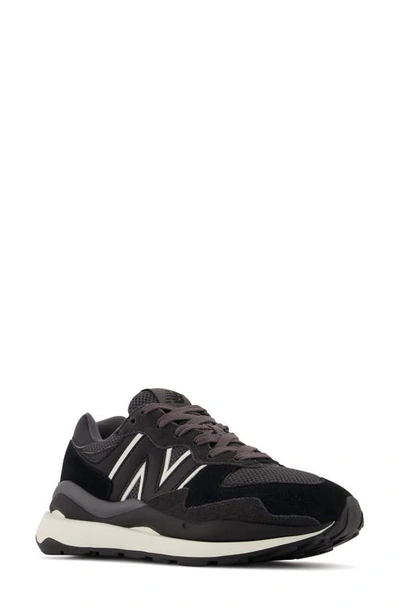 New Balance 57/40 Sneakers In Black With Sea Salt