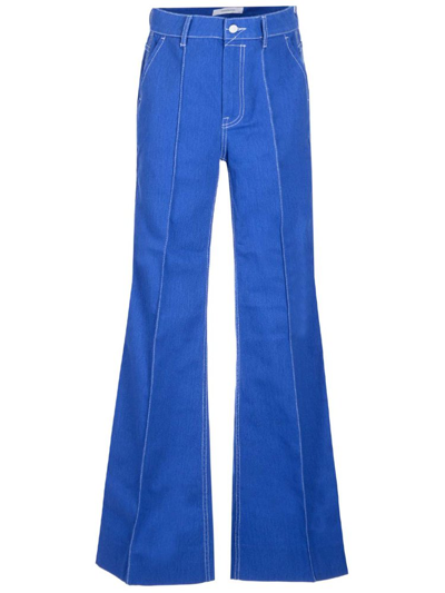 Zimmermann High Tide High-rise Flared Jeans In Blue