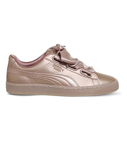 puma basket heart metallic puma basket heart metallic