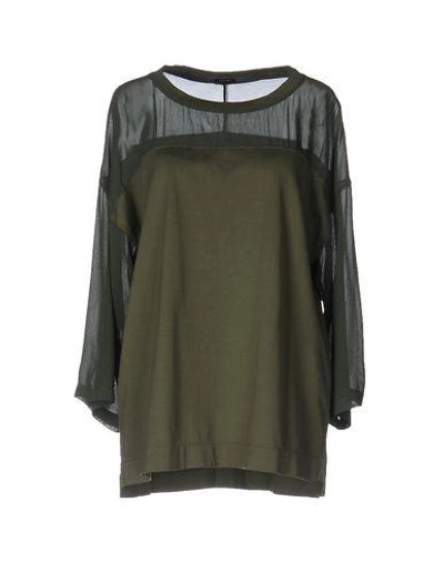 Aspesi T-shirt In Military Green