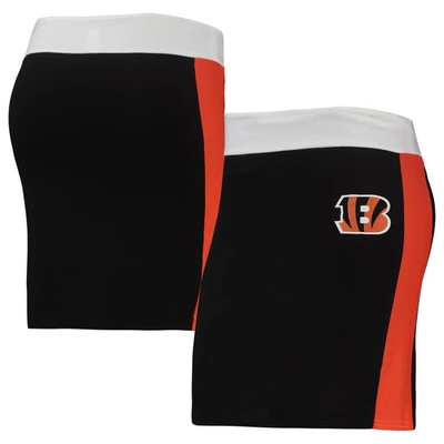 Refried Apparel Black Cincinnati Bengals Sustainable Short Skirt