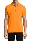 Etro Classic Cotton Polo In Peach