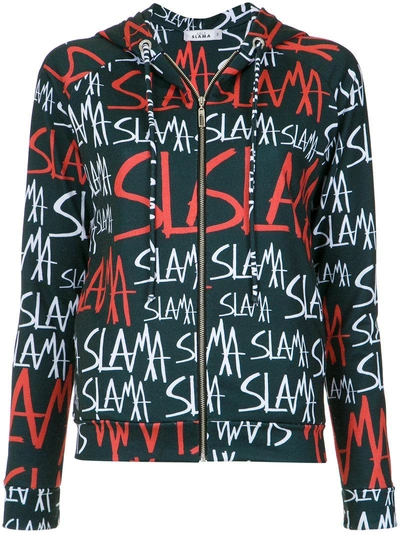 Amir Slama Logo Print Track Suit In Black