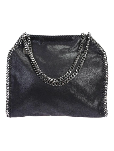 Stella Mccartney Faux Leather Falabella Small Tote In Black