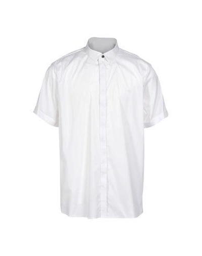 Emporio Armani 纯色衬衫 In White