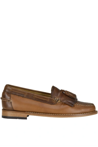 G.h.bass & Co Ester Pull Up Loafers In Brown