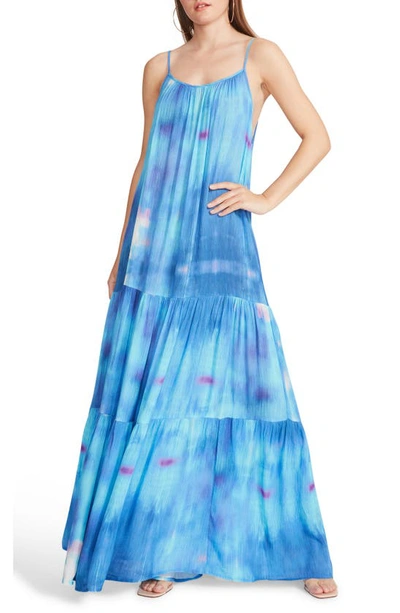 Bb Dakota By Steve Madden Water Goddess Maxi Dress In Amparo Blue