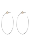 Jenny Bird Icon Small Hoop Earrings In Silver/ Gold