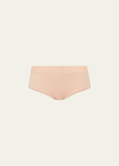 Chantelle Smooth Lines High-rise Hipster Briefs In Nude Blush