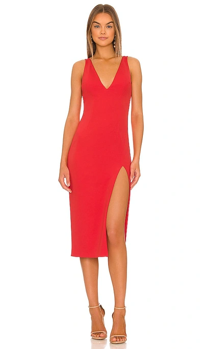 Katie May X Revolve Caliente Dress In Red