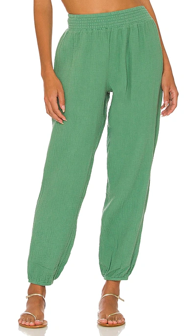 Bobi Beach Gauze Pant In Green