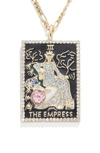 Baublebar Tarot Card Pendant Necklace, 17 In The Empress
