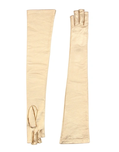 Gucci Gloves In Gold