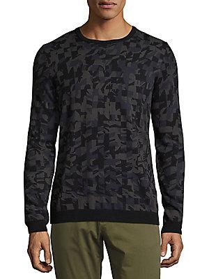 Hugo Boss Cotton Camouflage Sweatshirt 