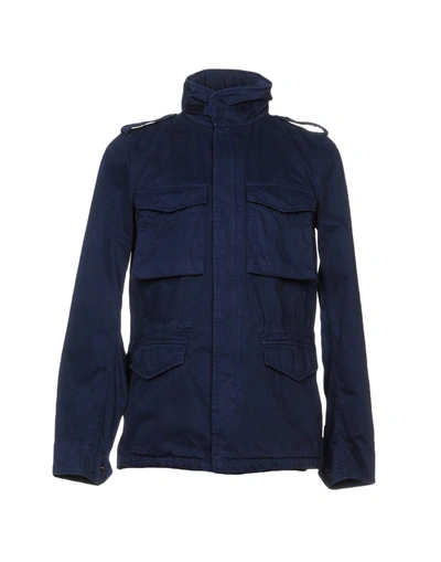 Aspesi Jackets In Dark Blue