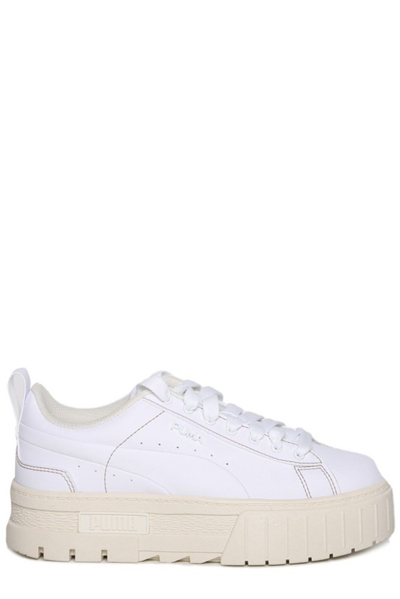 Puma Perforated Detailed Platform Lace In White