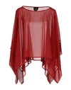 Atos Lombardini Cape In Maroon