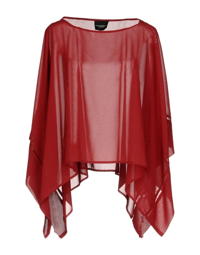 Atos Lombardini Cape In Maroon