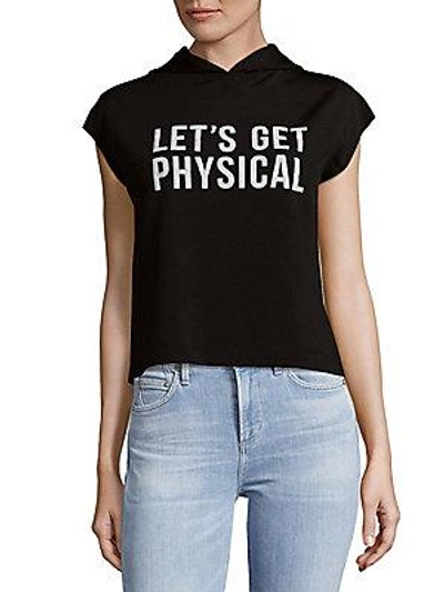 Chrldr Lets Get Physical Top In Black