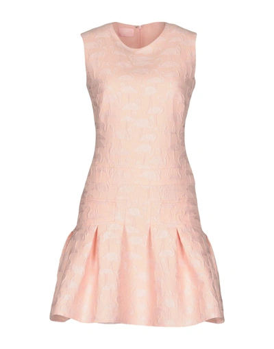 Giamba Short Dress In Light Pink