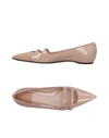 Gucci Ballet Flats In Skin Color