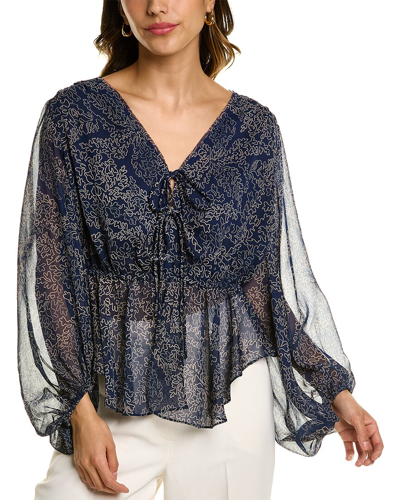 Ted Baker Mildred Blouse In Blue