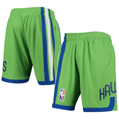 Mitchell & Ness Men's  Green Atlanta Hawks 1970-71 Hardwood Classics Swingman Shorts