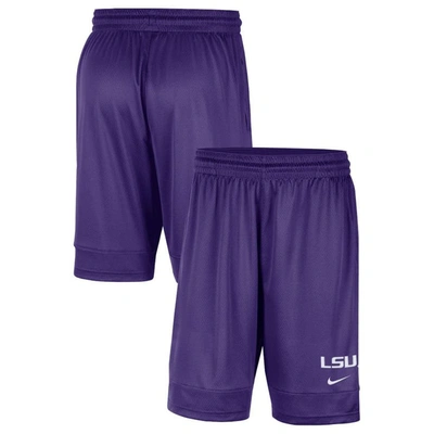 Nike Purple Lsu Tigers Fast Break Team Performance Shorts