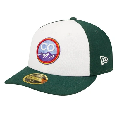 New Era Green Colorado Rockies 2022 City Connect Low Profile 59fifty Fitted Hat