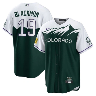 Nike Charlie Blackmon Green Colorado Rockies 2022 City Connect Replica Player Jersey In White