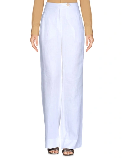 Boutique Moschino Casual Pants In White