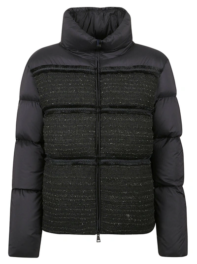 Hooded Tweed Shell Down Jacket | nate-hospital.com